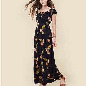 Christy Dawn Lucille Dress Black Floral M/L